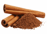 Croissant Crown Cinnamon icon - cinnamon sticks and cinnamon powder